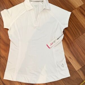 Jofit Women's Classic White Short Sleeve Top